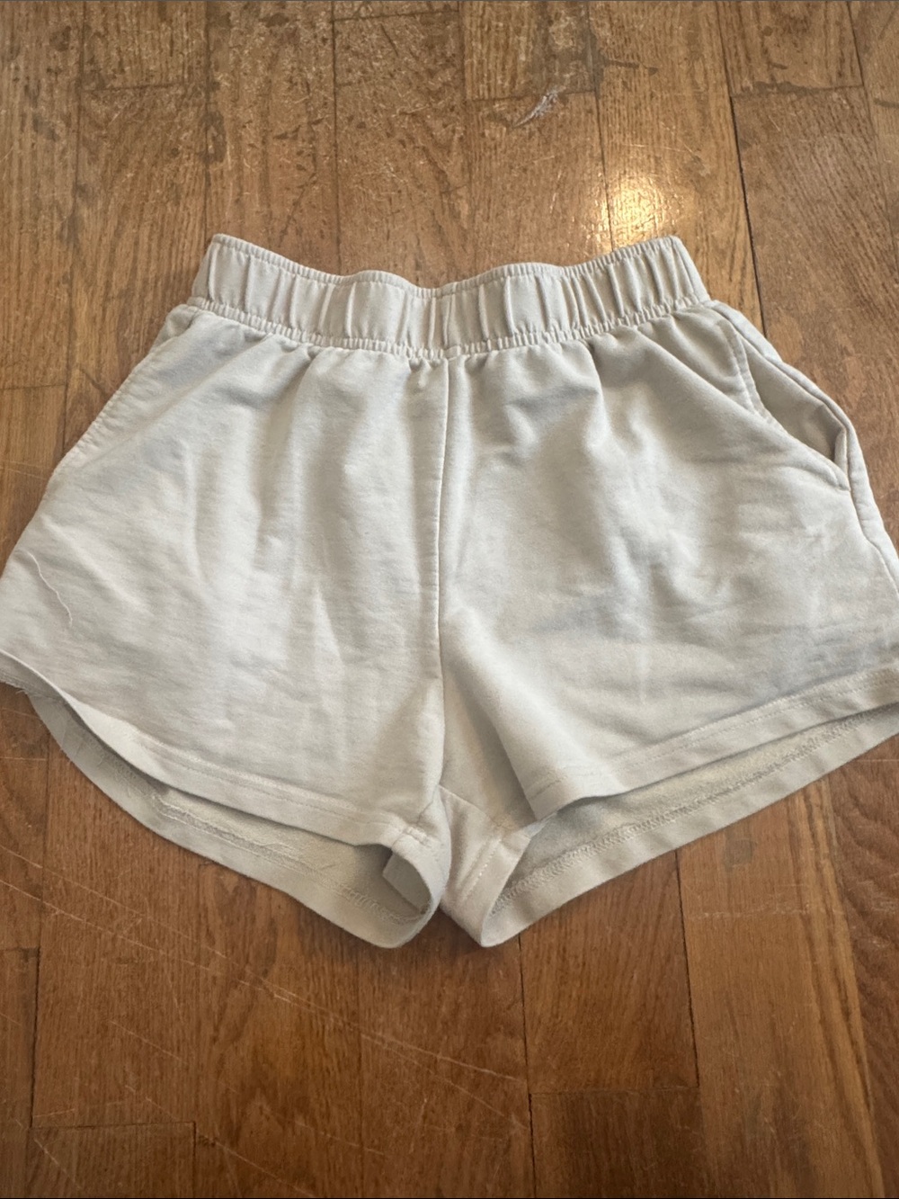Amazon Women's Cream Athletic Lounge Shorts